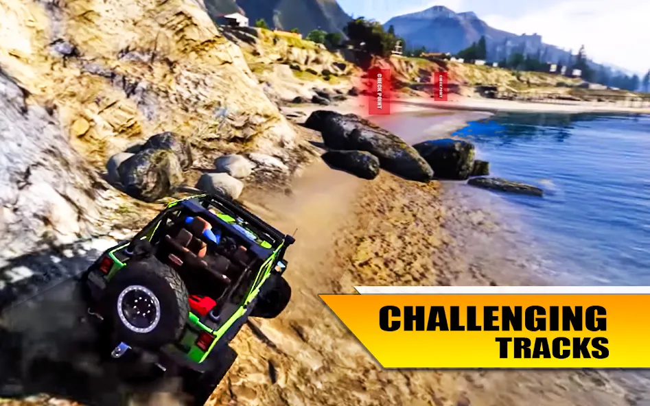 Off Road Jeep Drive Simulator [МОД Mega Pack] APK Android Screenshot 3