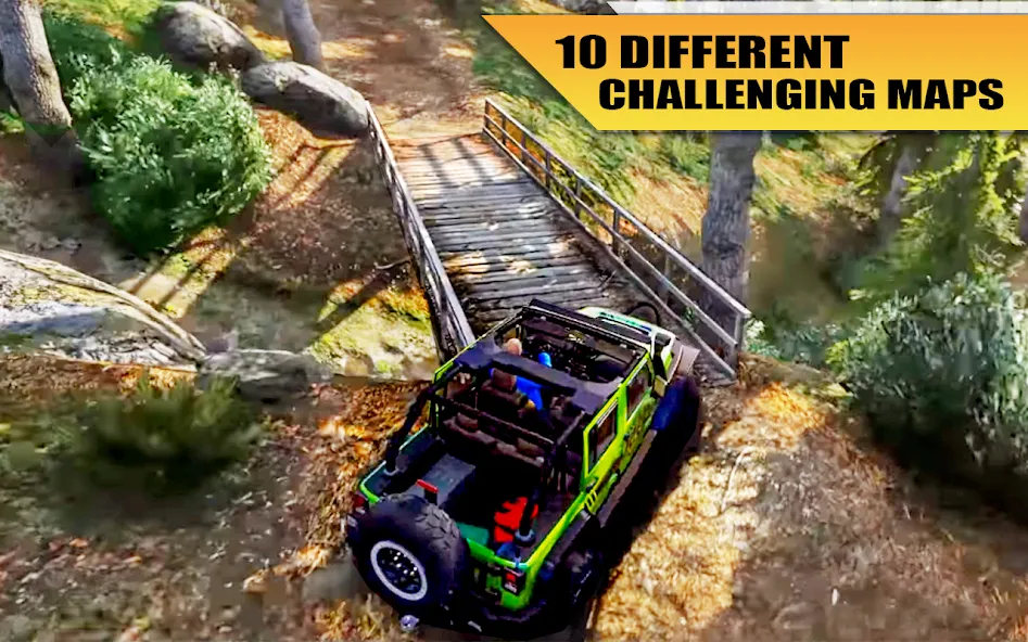Off Road Jeep Drive Simulator [МОД Mega Pack] APK Android Screenshot 4