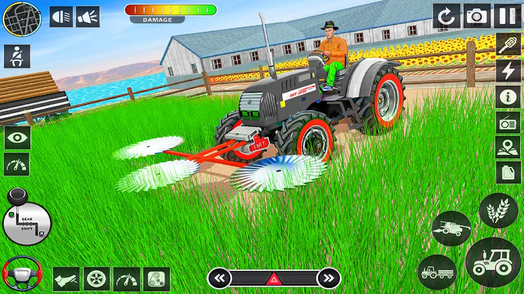 Big Tractor Farming Simulator (Биг Трактор Фарминг Симулятор) [МОД Все открыто] APK Android Screenshot 4