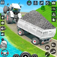 Big Tractor Farming Simulator (Биг Трактор Фарминг Симулятор) [МОД Все открыто] APK Android