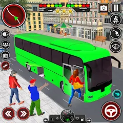 City Bus Simulator 3D Bus Game (Симулятор городского автобуса 3D  игра   ) [МОД Много денег] APK Android