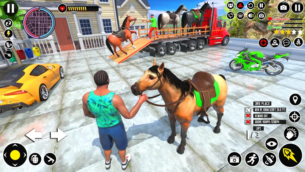 Animal Transport Truck Game 3D (Игра Грузовик для перевозки животных) [МОД Все открыто] APK Android Screenshot 2