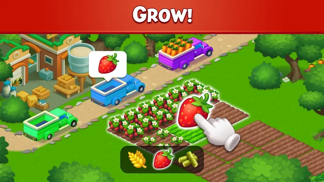 Farm City: Farming & Building (Фарм Сити) [МОД Все открыто] APK Android Screenshot 2