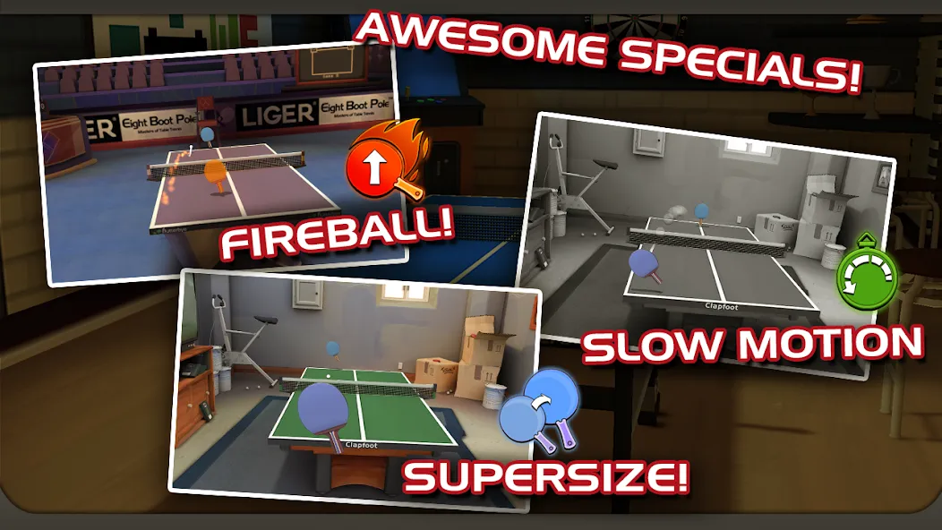 Ping Pong Masters (Пингпонг мастера) [МОД Бесконечные монеты] APK Android Screenshot 4