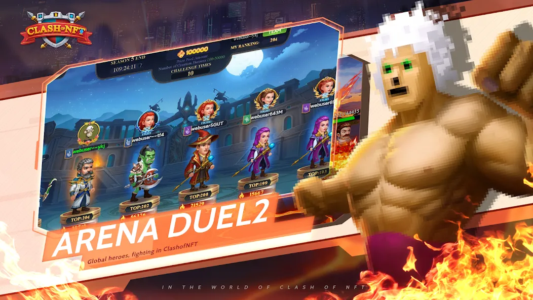 Clash Of NFT (Клаш оф НФТ) [МОД Много денег] APK Android Screenshot 4