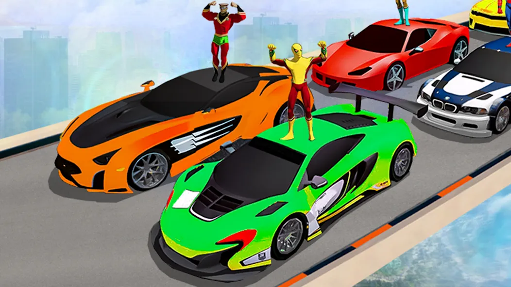 TopRace: Fast Car Simulator (Рамп Кар Гейм) [МОД Бесконечные монеты] APK Android Screenshot 1