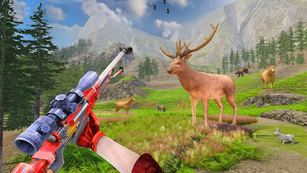 Animal Hunting -Shooting Games (Энимал Хантинг) [МОД Все открыто] APK Android Screenshot 3