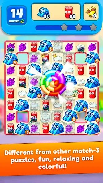 Sugar Heroes - match 3 game [МОД Premium] APK Android Screenshot 1