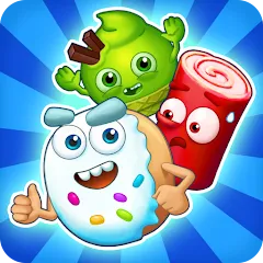 Sugar Heroes - match 3 game [МОД Premium] APK Android