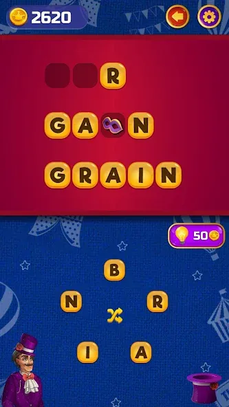Circus Words: Magic Puzzle [МОД Unlocked] APK Android Screenshot 4