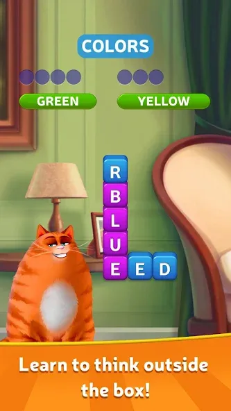 Kitty Scramble: Word Game [МОД Меню] APK Android Screenshot 1