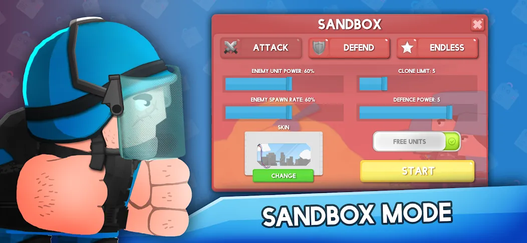 Clone Armies: Battle Game (Клоун армии) [МОД Premium] APK Android Screenshot 5