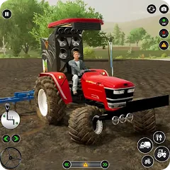 US Tractor Farming Games 3d [МОД Все открыто] APK Android