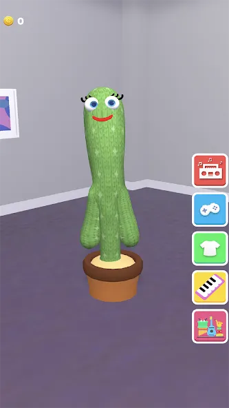 Talking Cactus (Токинг Кактус) [МОД Mega Pack] APK Android Screenshot 1