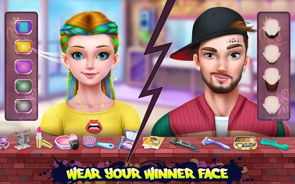 Hip Hop Battle - Girls vs Boys [МОД Все открыто] APK Android Screenshot 4