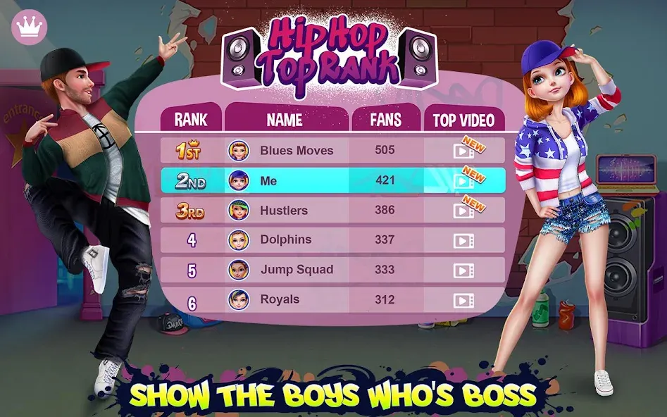 Hip Hop Battle - Girls vs Boys [МОД Все открыто] APK Android Screenshot 5