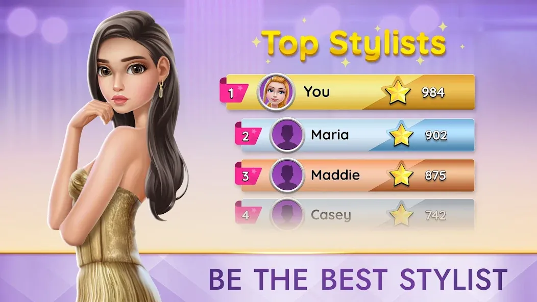 Super Stylist Fashion Makeover [МОД Много денег] APK Android Screenshot 3
