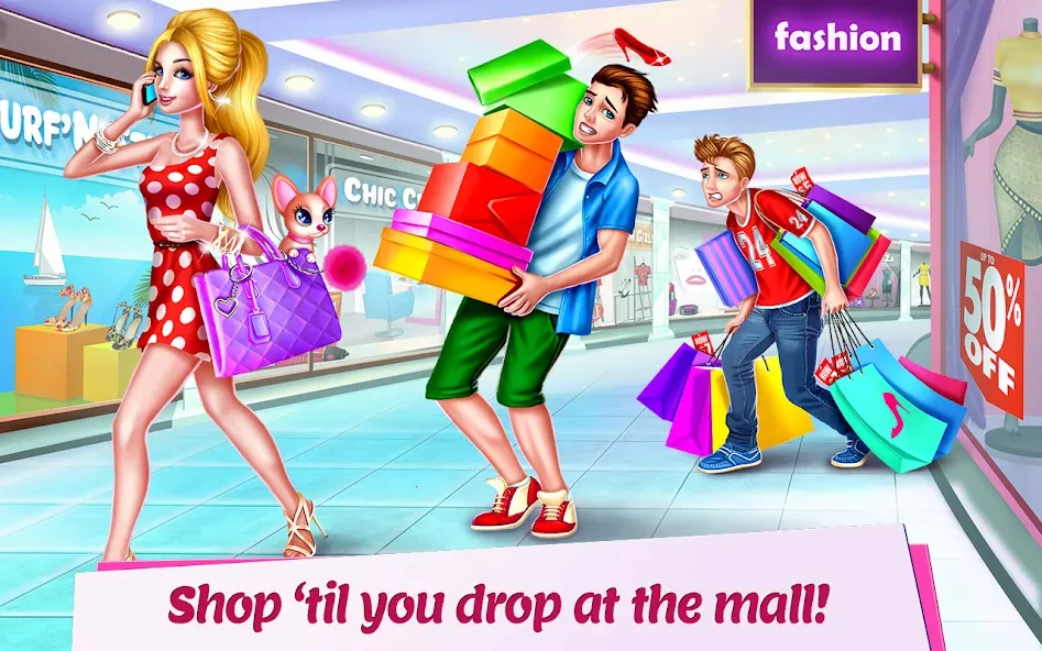 Shopping Mall Girl: Chic Game [МОД Много денег] APK Android Screenshot 1