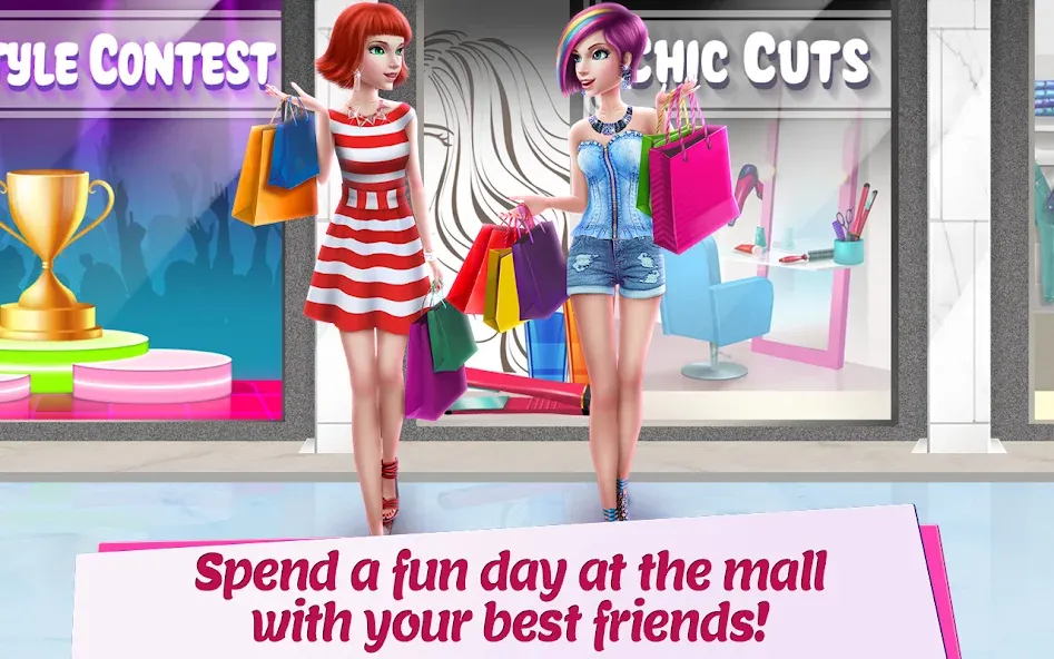 Shopping Mall Girl: Chic Game [МОД Много денег] APK Android Screenshot 2