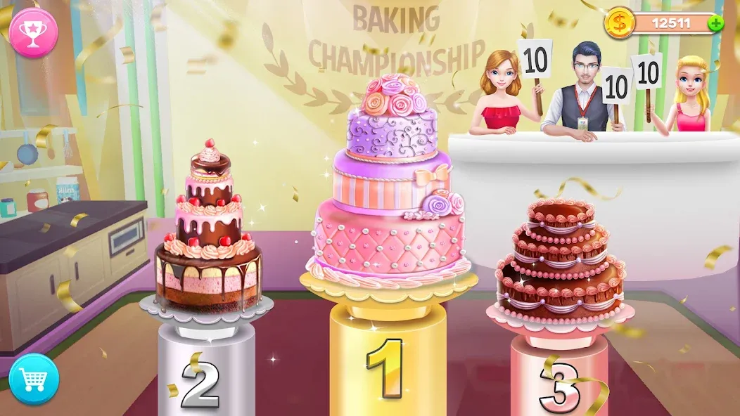 My Bakery Empire: Bake a Cake [МОД Много денег] APK Android Screenshot 3