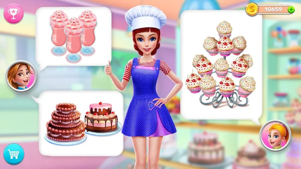 My Bakery Empire: Bake a Cake [МОД Много денег] APK Android Screenshot 4