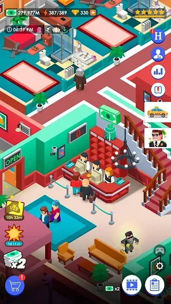 Hotel Empire Tycoon－Idle Game [МОД Unlocked] APK Android Screenshot 5