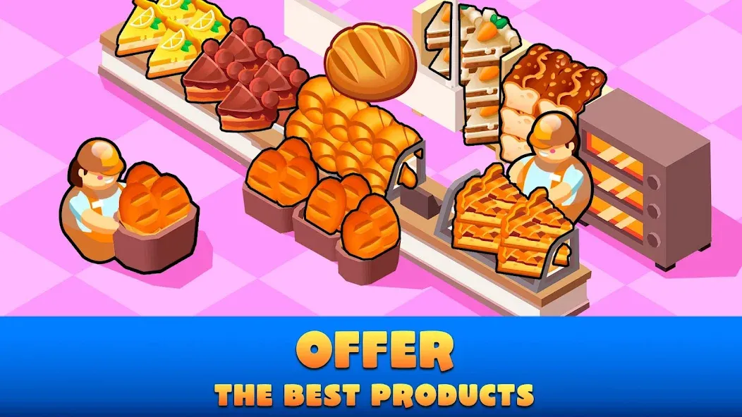 Idle Supermarket Tycoon－Shop (Айдл Супермаркет Тайкун) [МОД Все открыто] APK Android Screenshot 3