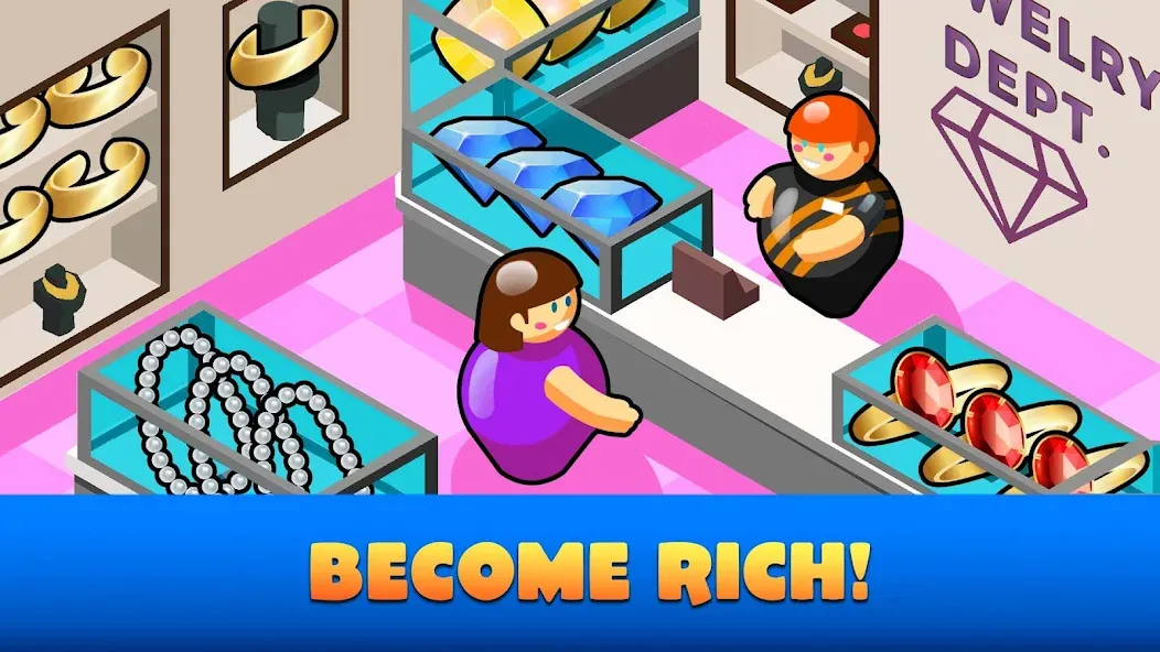 Idle Supermarket Tycoon－Shop (Айдл Супермаркет Тайкун) [МОД Все открыто] APK Android Screenshot 4