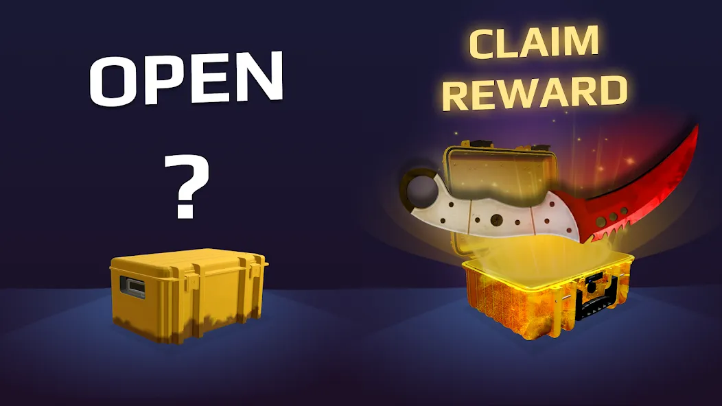 Case Royale cs2 and csgo cases (Кейс Рояль) [МОД Mega Pack] APK Android Screenshot 1