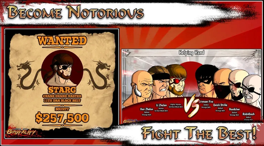 Martial Arts Brutality (МаршалАртсБруталити) [МОД Много денег] APK Android Screenshot 5