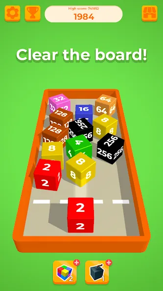 Chain Cube 2048: 3D merge game (Чейн Куб) [МОД Бесконечные монеты] APK Android Screenshot 3