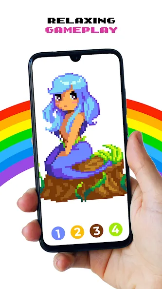 Pixel by Number™ - Pixel Art (Пиксель по номеру) [МОД Меню] APK Android Screenshot 5