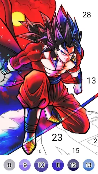 Color Fan - Color By Number (Цветной веер) [МОД Меню] APK Android Screenshot 4