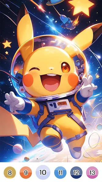 Color Fan - Color By Number (Цветной веер) [МОД Меню] APK Android Screenshot 5