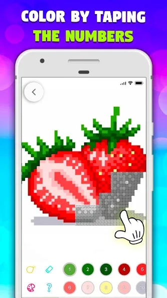 Pixel Art book・Color by number [МОД Много денег] APK Android Screenshot 2