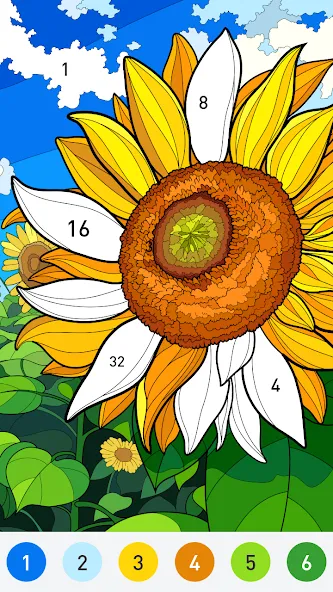 Color Now - color by number (Цолор Ноу) [МОД Бесконечные монеты] APK Android Screenshot 2