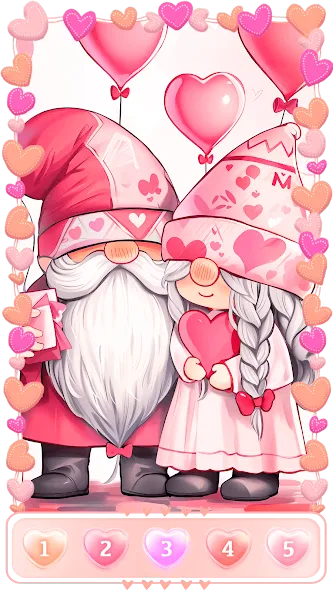 Love, Heart Coloring Book [МОД Unlocked] APK Android Screenshot 1