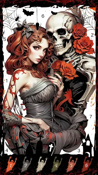 Death Park Coloring Games (Дэт Парк игры раскраски) [МОД Premium] APK Android Screenshot 2