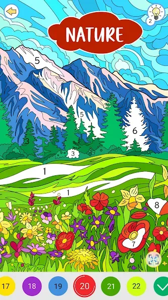Color by Number: Coloring Book [МОД Unlocked] APK Android Screenshot 1