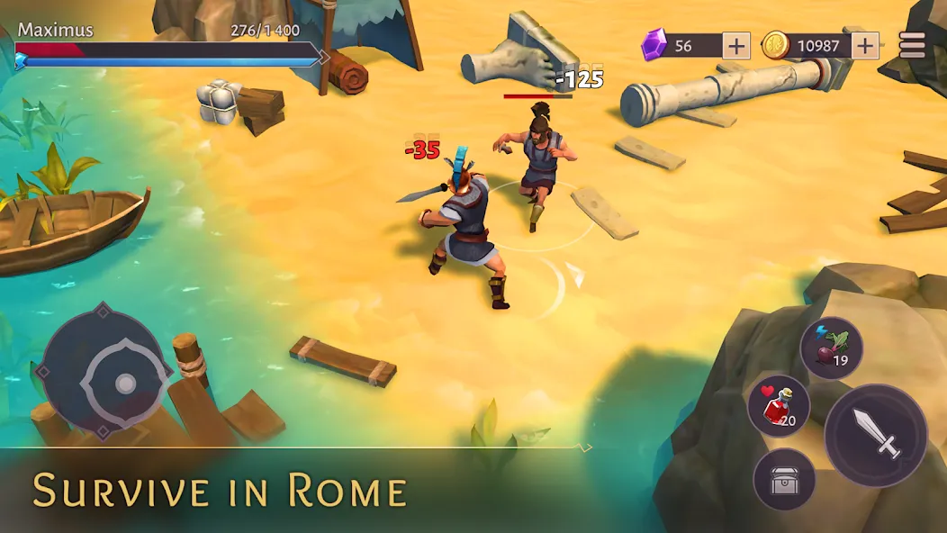 Gladiators: Survival in Rome [МОД Все открыто] APK Android Screenshot 1