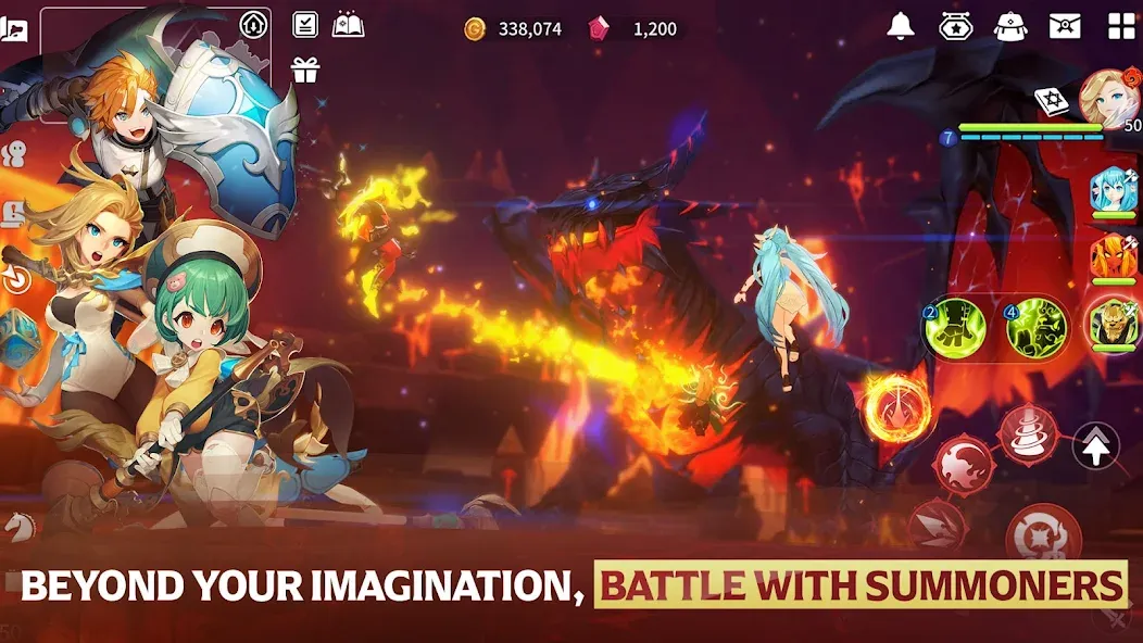 Summoners War: Chronicles [МОД Все открыто] APK Android Screenshot 3