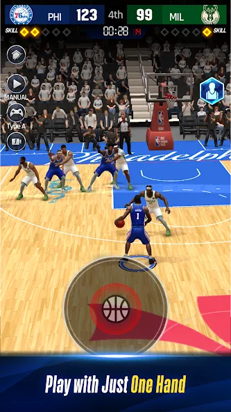 NBA NOW 24 (НБА СЕЙЧАС 23) [МОД Premium] APK Android Screenshot 2