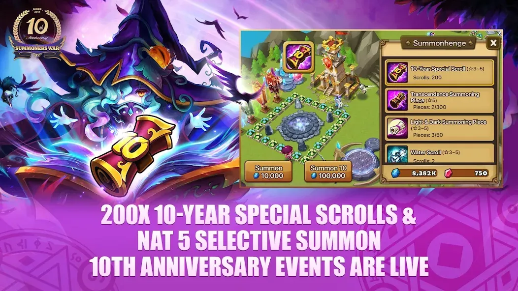 Summoners War [МОД Все открыто] APK Android Screenshot 1