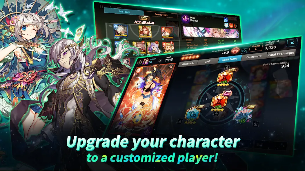 Soccer Spirits (Соккер Спиритс) [МОД Меню] APK Android Screenshot 3