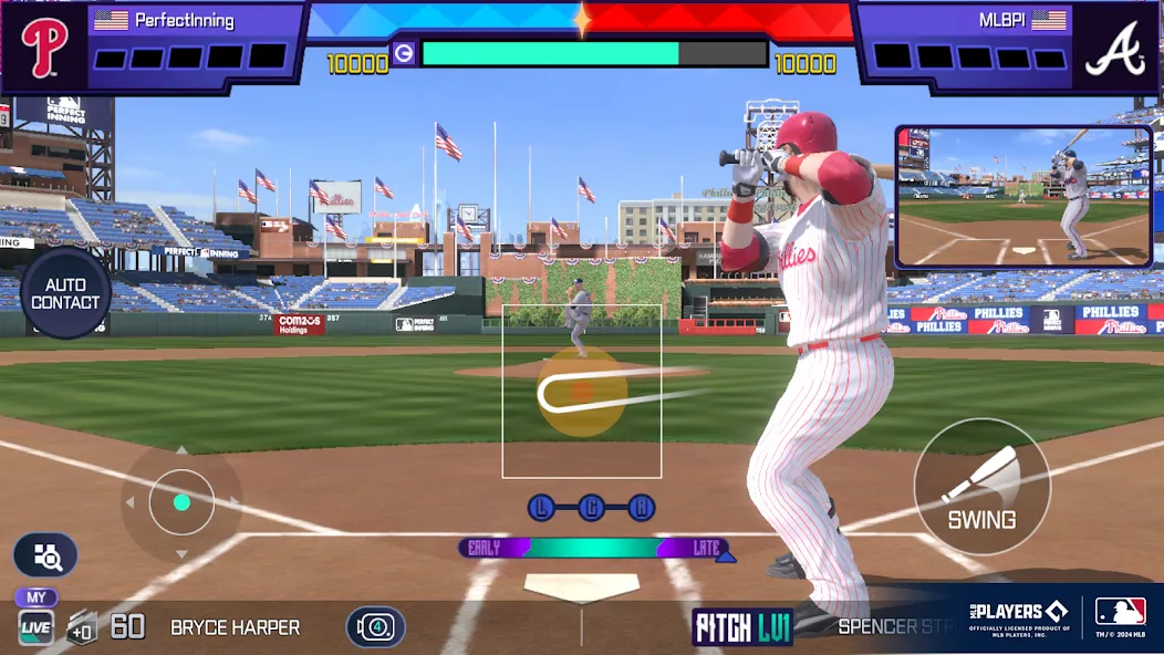 MLB Perfect Inning 24 (МЛБ Совершенная Подача 23) [МОД Unlocked] APK Android Screenshot 5