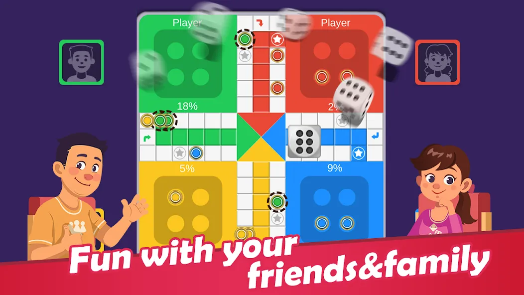 Ludo (Людо Лайт) [МОД Много денег] APK Android Screenshot 1