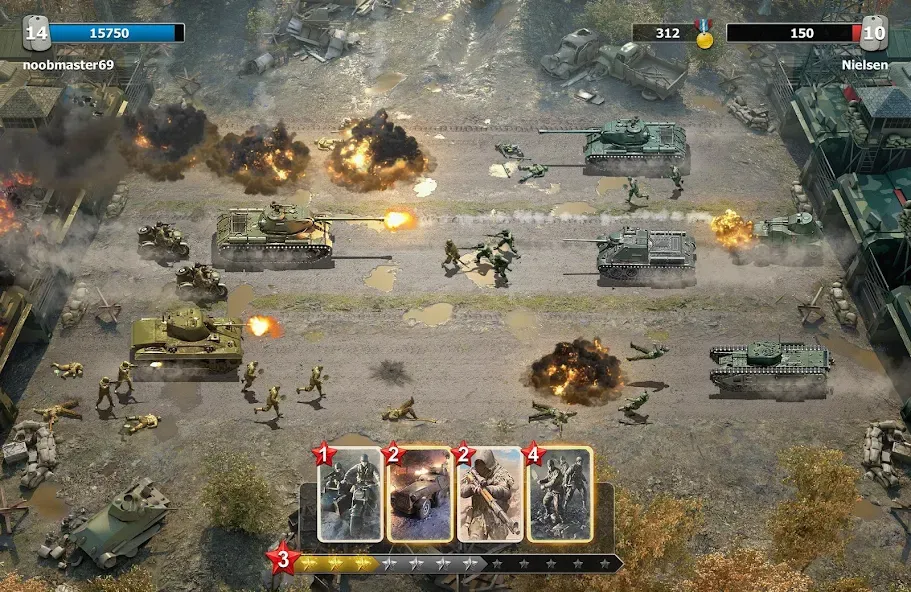 Trench Assault (ТренчАтака) [МОД Все открыто] APK Android Screenshot 2