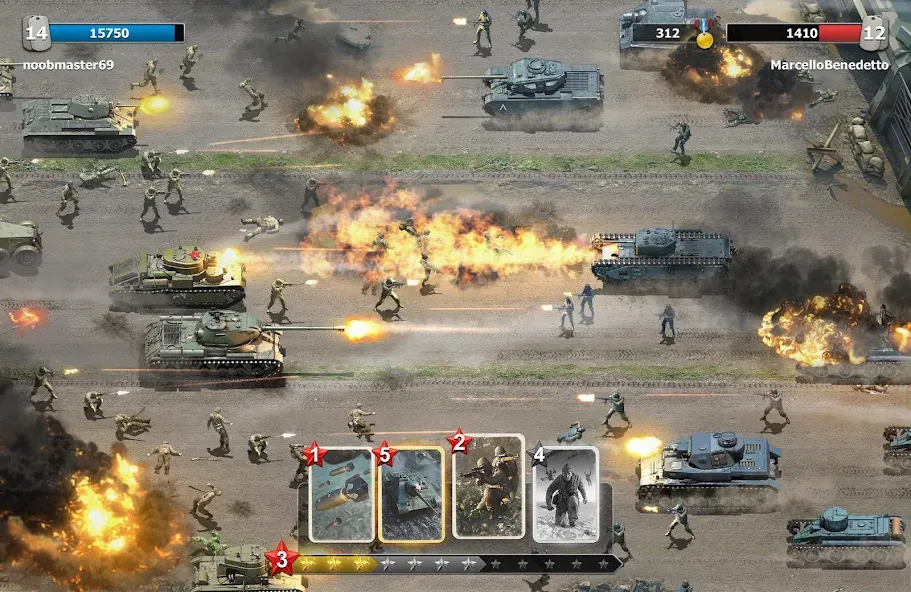 Trench Assault (ТренчАтака) [МОД Все открыто] APK Android Screenshot 3