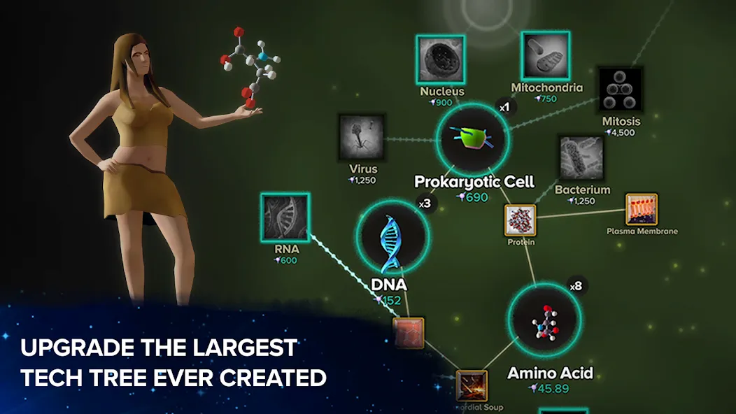 Cell to Singularity: Evolution [МОД Бесконечные монеты] APK Android Screenshot 5