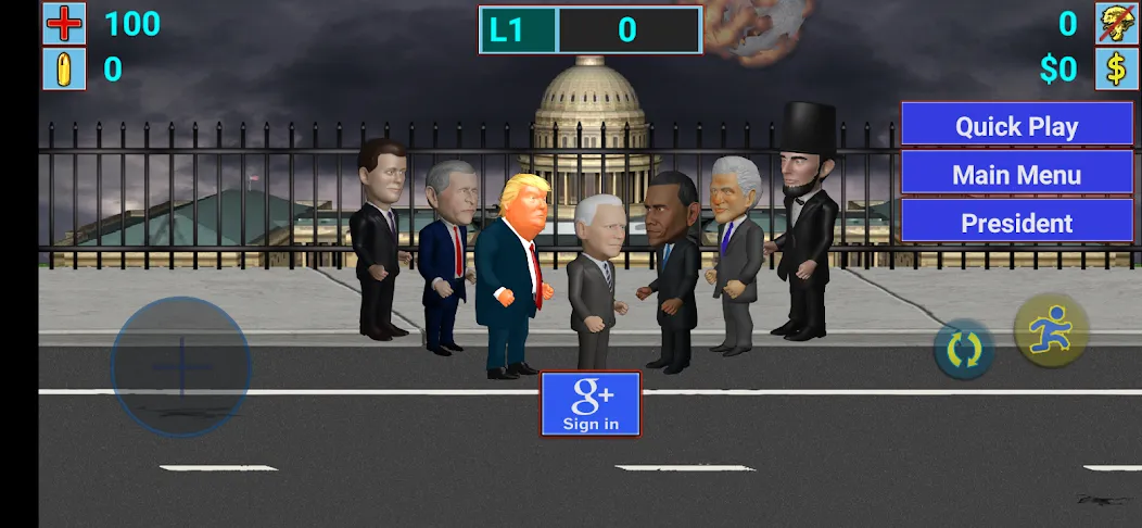 Aliens vs President (Элиены против Президента) [МОД Premium] APK Android Screenshot 1